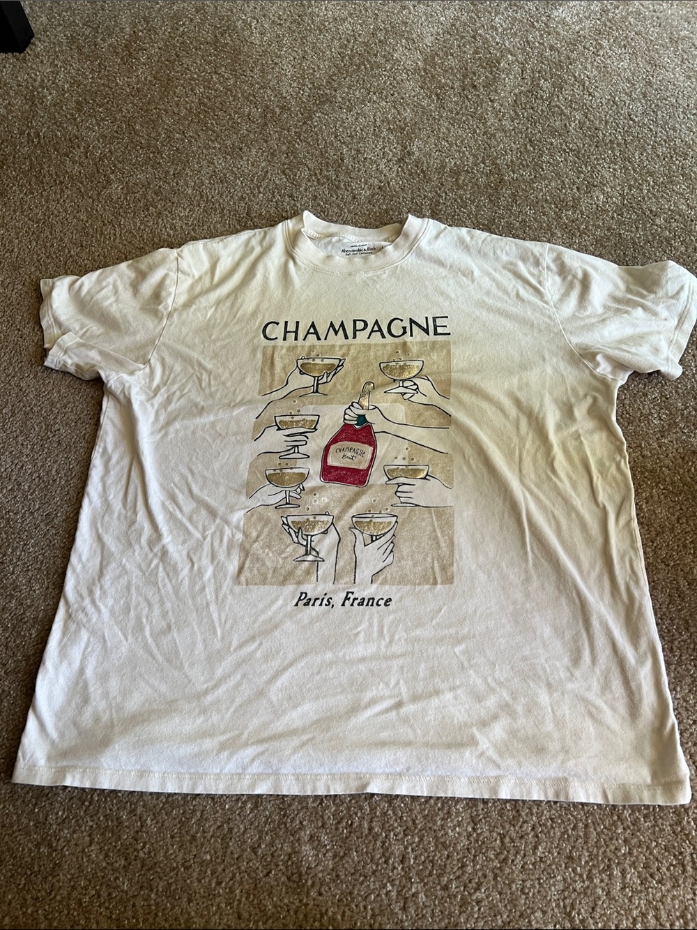 Abercrombie champagne tee